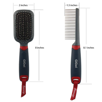 Detangling-Dog Comb and Brush Set