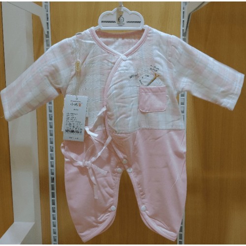 Check Printed Baby Clothes double layer butterfly romper Manufactory