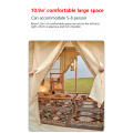 10.9m² Gran espacio para acampar al aire libre Tienda inflable