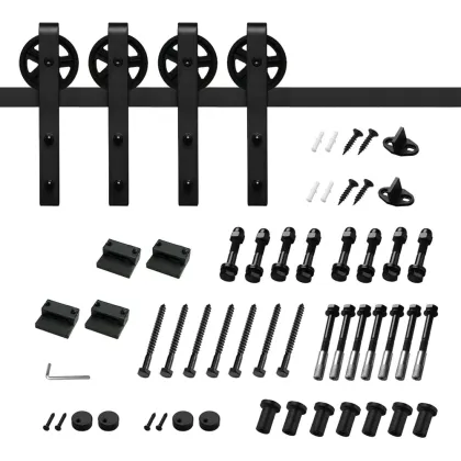 Barn Door Hardware 8ft Sliding Wooden Barn Door Hardware Track Kit