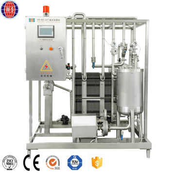 UHT Plate Milk Pasteurization Machine for Milk and Beverage Production