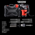 1800W 26mm Multi-function Electric Hammer Impact Drill Electric Hammers Power Drills 220-240v/50hz Light Electric Pick