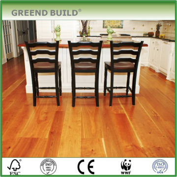 Natural cherry wide plank floors