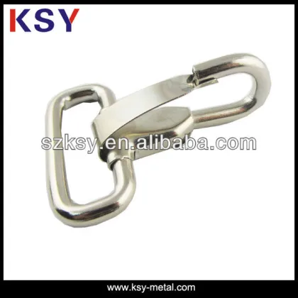 steel spring snap dog hook/metal dog chain hook
