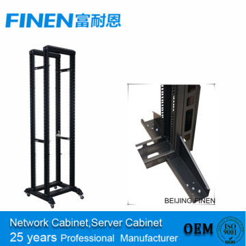 4 Posts Metal Open Rack Steel Relay Frame for Servers (easy for cabling)
