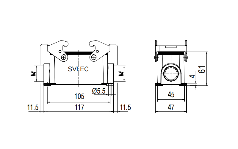 H16B Side entry hoods