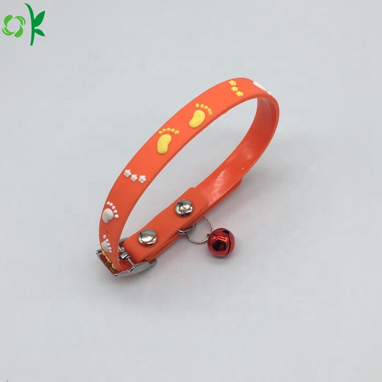 Wholesale Printed Pattern Waterproof Silicone Pet Collars