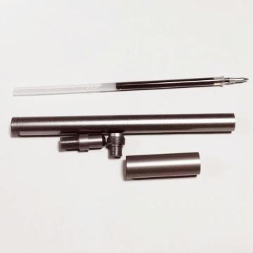 CNC lathe machining anodized metal aluminum pen