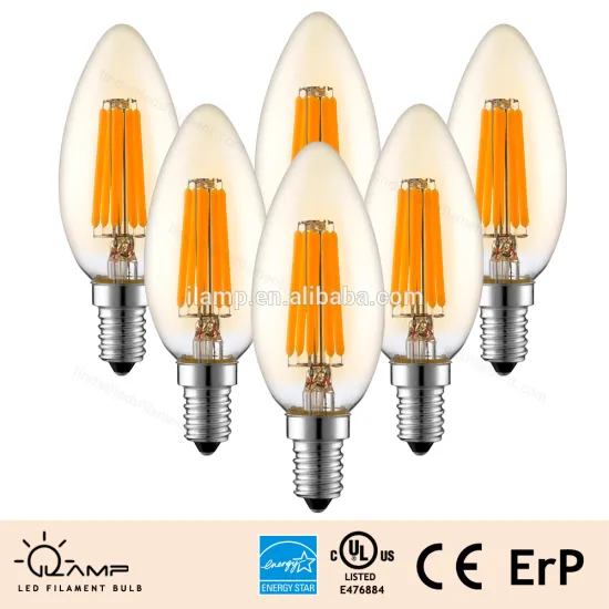Dimmable E12 2700K High Quality Cheap Led Bulb Filament Light Candle C35 UL Approval
