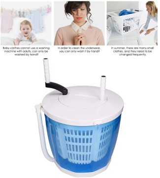 Portable Cranked Non-Electric Manual Washing Machine: Your Convenient Laundry Solution