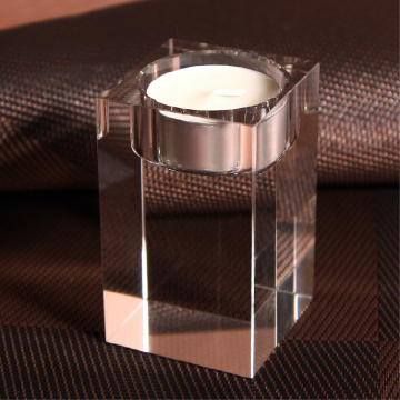 Crystal Tea Light Glass Candlesticks - Custom Wedding Table Decorations
