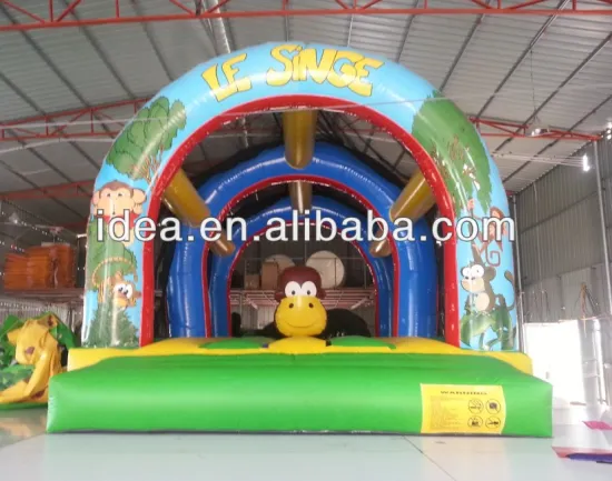 inflatable monkey bouncer, animal bouncer, inflatable jumping castle NB034