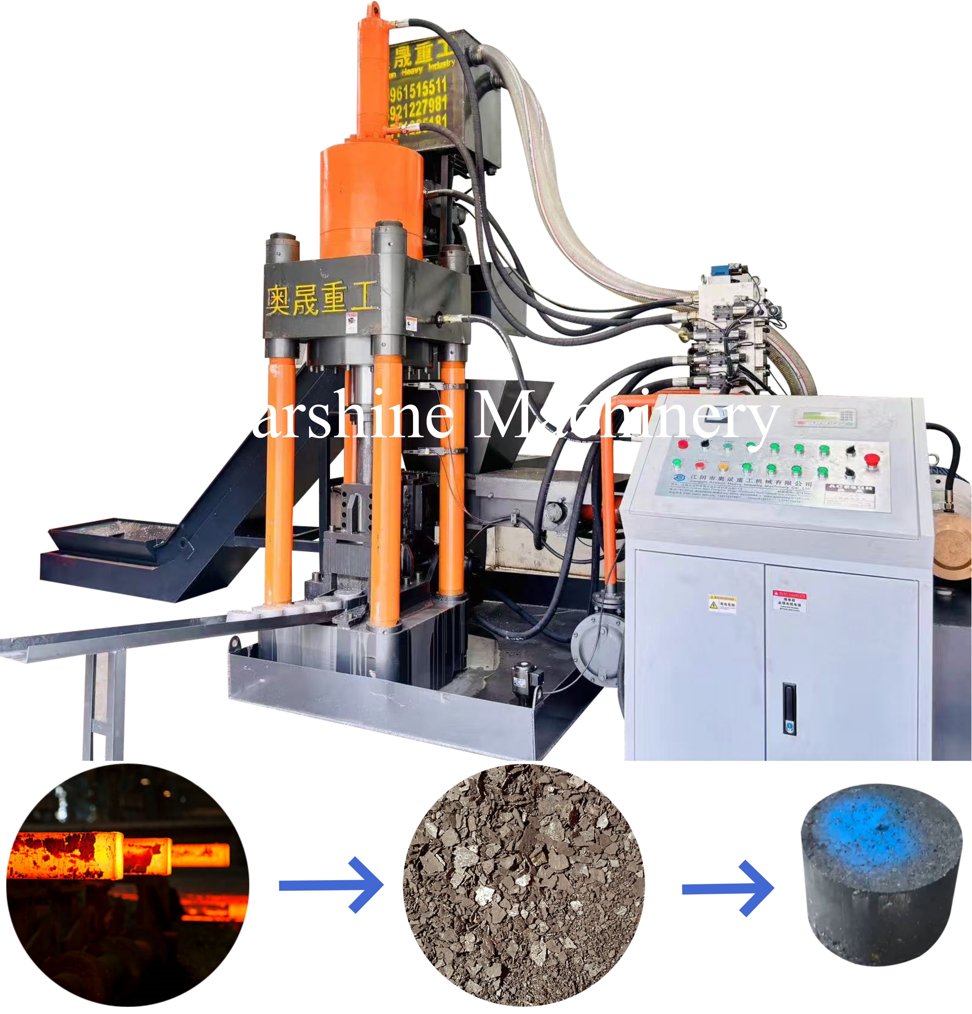 iron chips press