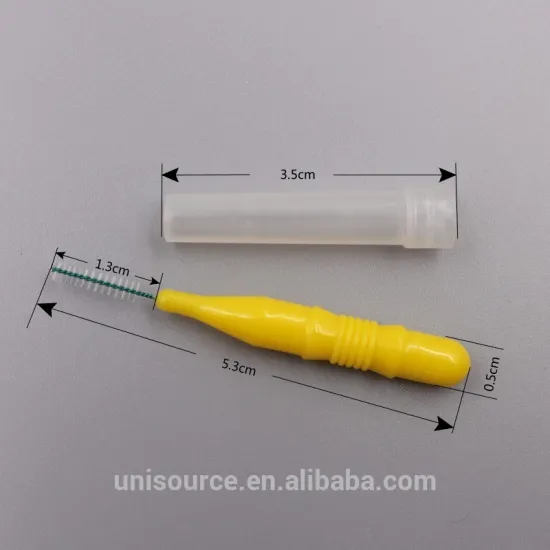 Colored Stainless steel Nylon coated Interdental brush