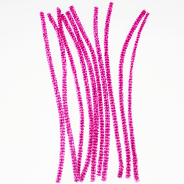 Hand craft Chenille Stem for kids DIY pink