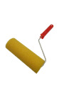 Brosse à rouleau de peinture éponge en mousse jaune de haute qualité
