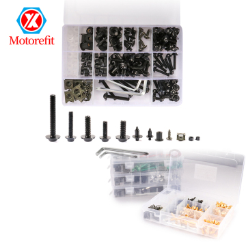 194pcs Colorful M5 M6 Windscreen Bolts Screw Kit for Universal Motorbike