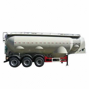 42m³ Bulk Cement Tank Trailer with 13T BPW Axles and 50 Tons Rated Loading