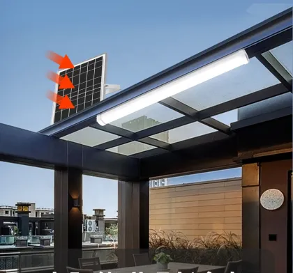 USB Rechargeable Solar Emergency LED Light for Outdoors