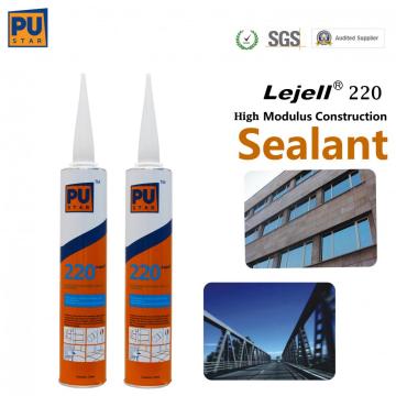 High modulus sealant sausage for construction sealer
