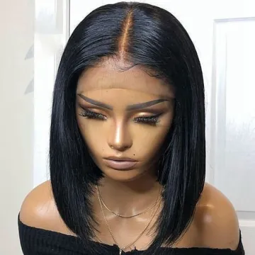 Yeswigs Short Bob Wig Human Hair Lace Frontal Wig Hd Full Lace Front Wig Raw Brazilian Virgin Natural Human Hair For Black Women
