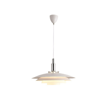 Modern Scandinavian Restaurant Chandelier: Simple Flying Saucer LED Decoration