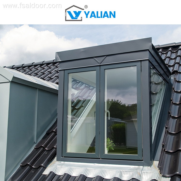 Aluminum Casement Windows Swinging Style Soundproof Function