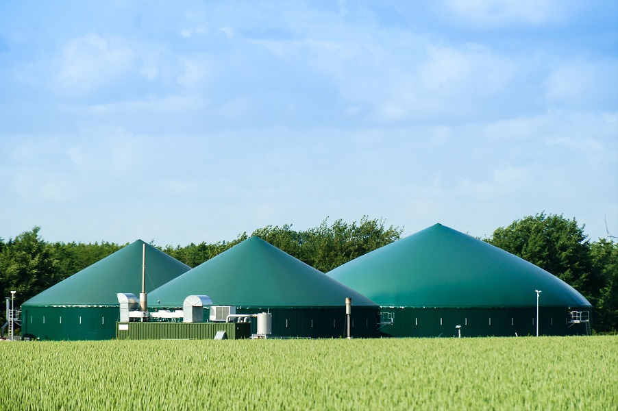 Materiale di membrana biogas con rivestimento Livite 1200gsm in PVC