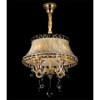 Modern crystal glass chandelier lamp for home decoration E14*4Lights