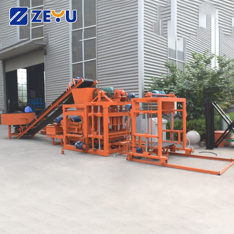 QT8-15 Fully automatic cement hollow concrete block machine