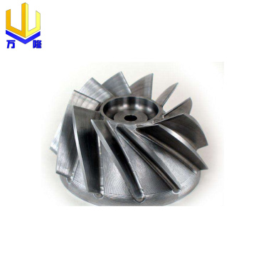 Custom 4 Axis alloy vacumm casting turbine wheel