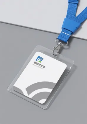 PVC work badge lanyard