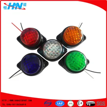 Plastic Base 6 LED Side Signal Lights For Truck Trailer