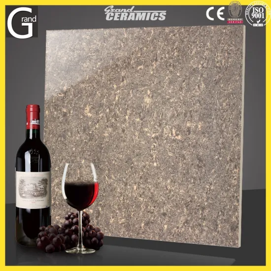 Popular Sell Crystal Double Loading Series Brown Polished Porcelain Floor Tile