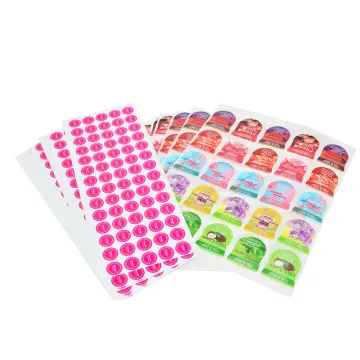 Custom Printed Logo Sticker Self Adhesive Cosmetics Label