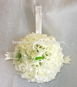 IVORY Wedding LARGE FLOWER BALLS