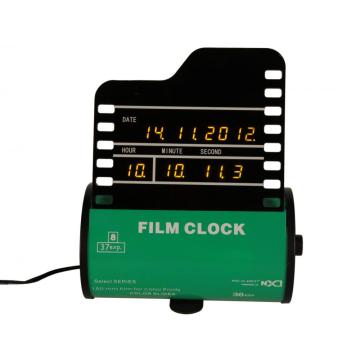 Film Digital Clock on Desk-Version A