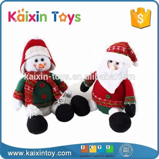 10255275 Party Supplier 8 Inch Soft Decorative Santa Claus