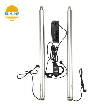 24V Synchronous Door Lock Actuator with Power Supply - 5000N Force, 200mm Stroke