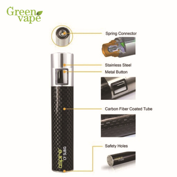 2014 hot selling aspire CF subohm battery vs cf vv battery
