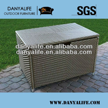 DYST-D102B,Wicker Rattan Storage Box, Garden Patio Storage Box