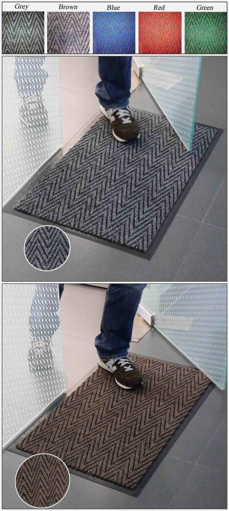 Double Stripped PVC Entrance Mat