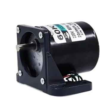 60KTYZ AC Synchronous Motor: 220V, 14W, Centric Shaft with Bracket - Explore its Versatile Speed Range from 2.5rpm to 110rpm in both CW and CCW Directions