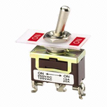 On-Off-On 125/250VAC 15/20A Car Dash Toggle Flick Switch