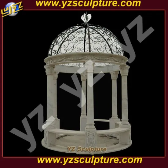 outdoor decoration natural stone gazebo GAB-B002
