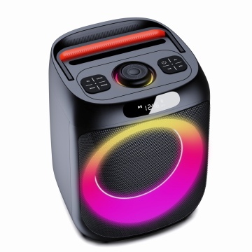 LG-611 6 Inch 40W RMS Portable Bluetooth Karaoke Speaker with LED Lights
