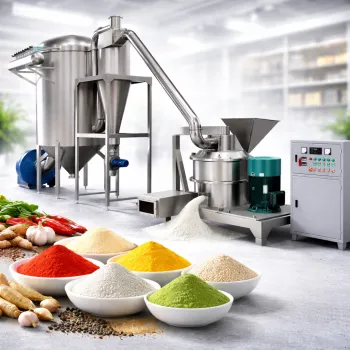Micro Dry Powder Grinding Mill for Food Processing