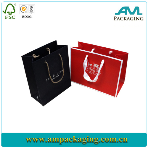 Custom Handmade Automatic Folding Shopping Paper Bag