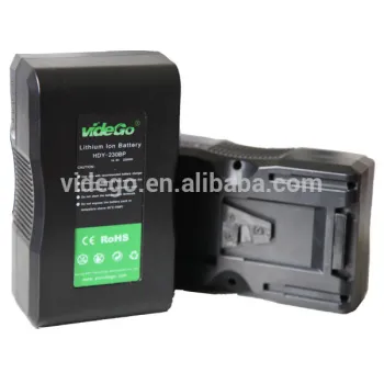 videGo 230Wh 15.6Ah V mount Li-ion rechargeable d-tap connector 14.8v rechargeable battery v mount