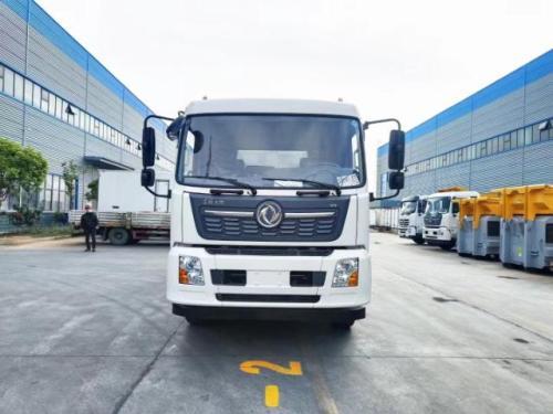 Dongfeng 4x2 hook lift arm refuse collection truck